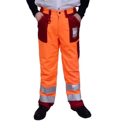 China Anti-Static Orange Mens Cargo Trouser Pants for sale