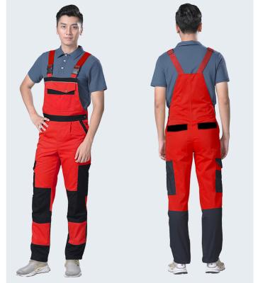 China Silk Wholesale Working Bib Pants New Fashion Design Men Bib Carpainter Overall Overall for sale