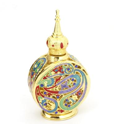 China High End Personal Care Wholesale Price Arabic Design 12ml Essential Oil Bottle Glass for sale