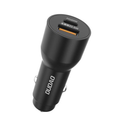 China Custom Logo MOQ 1000pcs 22.5W Mobile Phone DUDAO Wholesale Custom Boost PD 20W USB C MOQ 60pcs Compatible Car Charger Fast Charging for sale