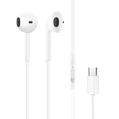 China Original DUDAO In-Ear Official CE RoHS PSE Certified Type-C Headphones Wired Headphones With Mic Type C Earphone for sale