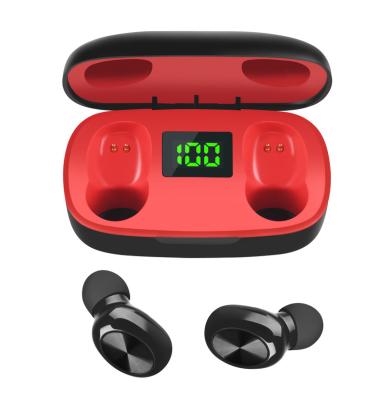 China True Wireless Earbuds 1 Year Warranty CE Stereo with LED Display Bass Microphone Noise Cancellation Wireless Earphone TWS Earbuds for sale