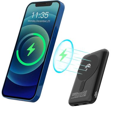 China Official Wholesale Support DUDAO Fast Charging To 15W Portable Logo Custom Wireless Charger Dispensers Magnetic Power Bank 10000mah for sale