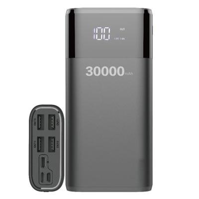 China Official Wholesale LED Display DUDAO To Global Distributor Custom Logo Portable Charger External Battery Power Bank 30000mah Powerbank for sale