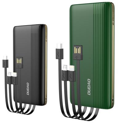 China Other Factory ISO9001 Dual 5V 2A Manufacturer DUDAO K4Pro USB Ports With Cable 10000mah Powerbank LED Display Power Bank 10000mah for sale