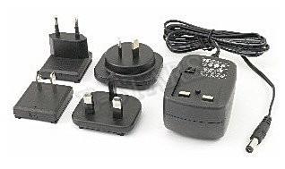 China UL, CE, FCC, GS certificate 12W ac dc switched mode power adapter with AU, EU, USA, UK AC plug for sale