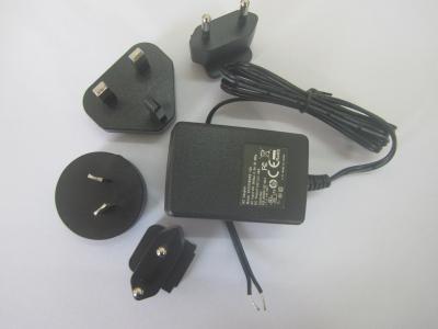 China 20W ac dc interchangeable power supply, switched mode interchangeable power adaptor for sale