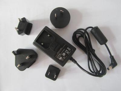 China 20W UL FCC CE switching power supply interchangeable AC plug adaptor from china for sale