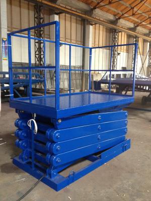 China 320 Kg Load Scissor Lift Ladder , Electric Scissor Lift Platform 1750 × 1200 for sale