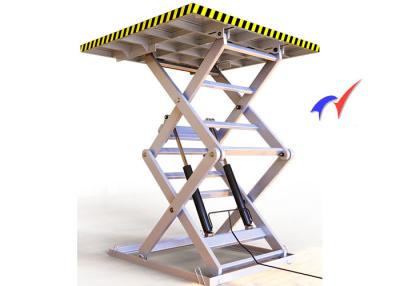 China Mold Fixed Portable Scissor Car Lift , 270 - 500kg Load Platform Scissor Lift for sale