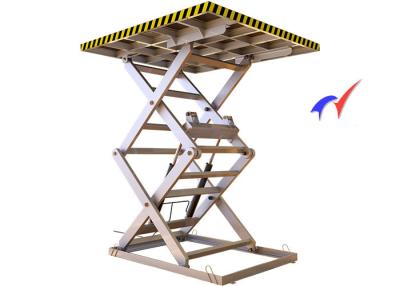 China Skidproof Workshops Fixed Scissor Lift 5000 Kg Load With 0.75 - 7.5Kw Motor Power for sale