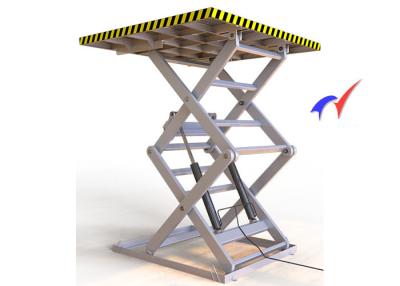 China Stationary Scissor Table Lift , Steel Structure Static Scissor Lift Table for sale