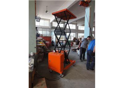 China Corrosion Resistance Manual Hydraulic Lift Orange With Heavy Duty Steel Construction for sale