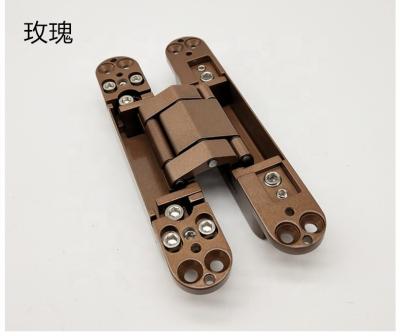 China 180 Degree Hinge Adjustable Hinges Zinc Alloy 3D Door Hinge For Heavy Duty Doors for sale