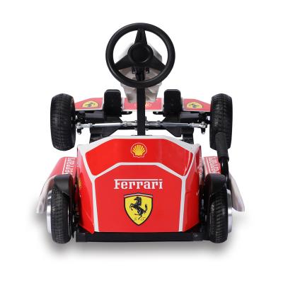 China Sticker Customized Battery Power Go Karts For Kids Cheap High Speed ​​Go Kart For Outdoor Sports Front Wheel 8 Inch for sale