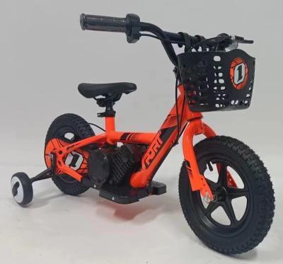 China Aluminum alloy Electric Kids Balance Bike Children Bicycle 12 Inch Disc Brake Aluminium Alloy Training Bike 5-12 years old for sale