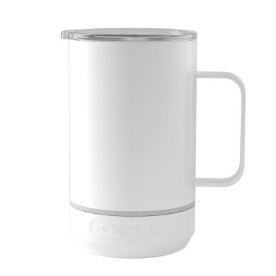 China Video Appeal Custom Coffee Insulated Stainless Steel Coffee Mugs With Handle for sale