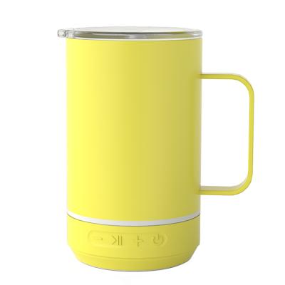 China New Visual Appeal Style Stainless Steel Mug With Double Handle Wall Tumbler Coffee Travel Mug With Handle for sale