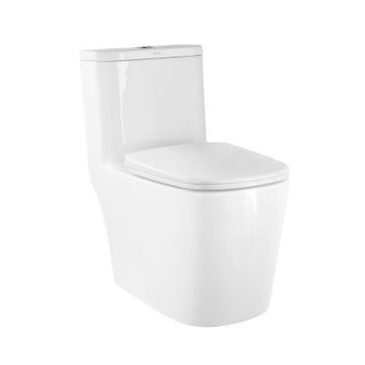 China Modern Chinese Ceramic Home Bathroom Hotel Toilet Bowl Manufacturer Toilet WC One Piece Toilet for sale