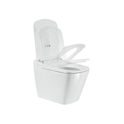 China Modern Wc High End Electric Intelligent Intelligent Toilet Bidet Modern Smart Toilet With Remote Control for sale