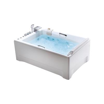 China New Design Whirlpool Bathtub Indoor Massage Freestanding Corner Multi Functional Acrylic Bathtub With Spa for sale