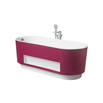 China Hot Selling Freestanding Bathtub Acrylic Luxury Freestanding Bathroom Bathtub Soaking Tub for sale