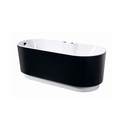 China Factory Bathtub Chinese Freestanding Bathtub With Bubble Massage And Colorful Lights for sale