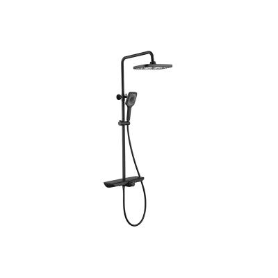 China With Slide Bar Chinese Manufacturer Bathroom Shower Set Exposed Modern Smart Rainfall Shower Head Set for sale