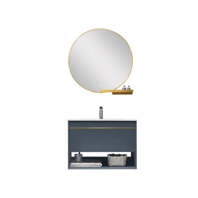 China Wholesale Modern Luxury Led Bathroom Cabinet Mirror Sink Bathroom Cabinet For Home Hotel for sale