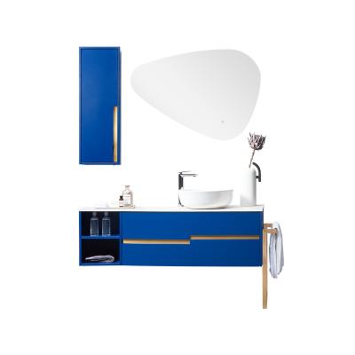 China Wholesale Modern Luxury Hotel Metal Bathroom Mirror Cabinet Sink Cabinet Bathroom for sale