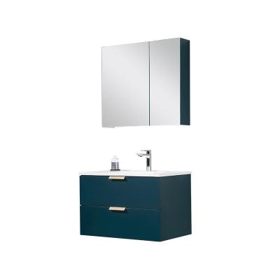 China Modern Chinese Manufacturer Led Lighted Luxury Modern Bathroom Cabinets Bathroom Basin Cabinet for sale