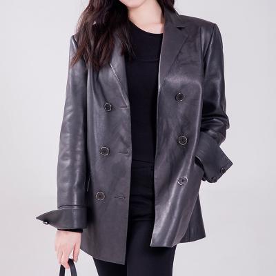 China Best Selling Designer QUICK DRY Real Sheepskin Plus Grade Waterproof Leather Jackets For Women Motorcycle for sale