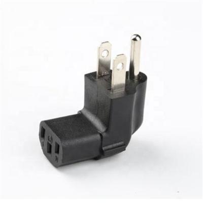 China Residential / General Purpose American Type IEC C13 Angle With NEMA 5-15P Adapter for sale