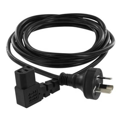 China COMPUTER Aussie 3 Pin Plug To C15 Power Cord Right Angle for sale