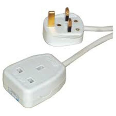 China Standard BS1363 UK COMPUTER Socket To Single UK Socket Extension Lead for sale