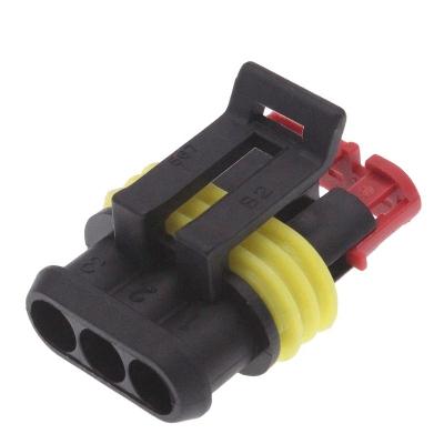 China Wire to wire Waterproof Connector Male Automotive 3P 282087-1 TE 1.5 282087-1 Electric Power 3 Pin for sale