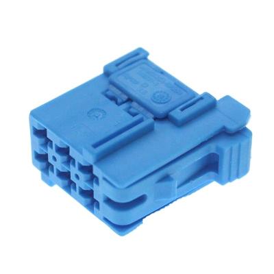 China Wire To Wire Pin Connector Male Female Plastic Crimp Terminal Connector 1-965640-1 6 for sale