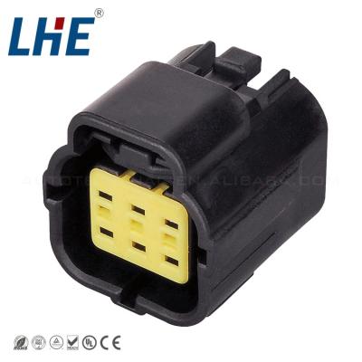 China Wire to wire 174262-2 / 368530-1 / 174263-7 tyco 6 pin female cable electrical clip connector for sale