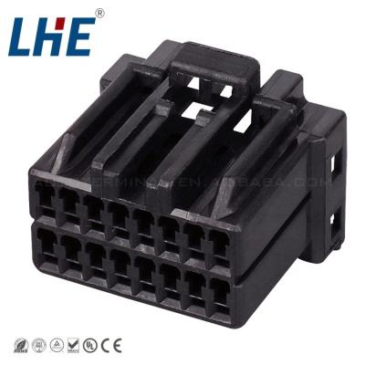 China Wire To Wire 175966-2 16 Pin Female Electrical Unsealed Automotive Connector for sale