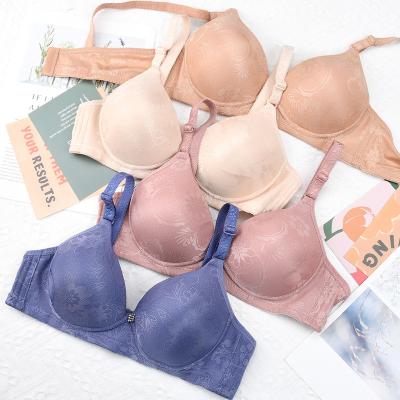 China Wholesale Women's Push Up Cup Underwear Small Size Thick Breast Pump Bra Holding Sexy Seamless Comfortable Wireless Bra for sale