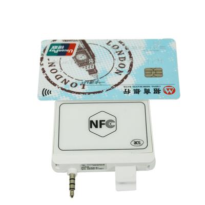 China ACS Earphone Jack Emv Card Reader /Mobile Phone NFC Card Reader With SDK ACR35-B1 ACR35-B1 for sale