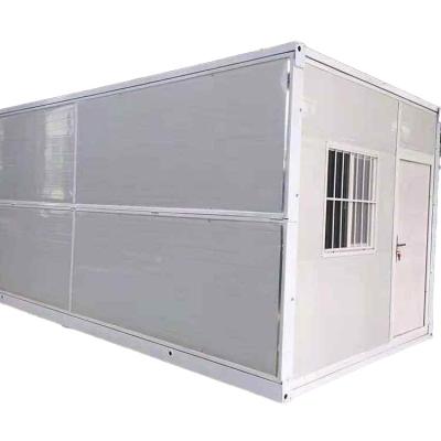 China Cheap Prefab Metal 10 30 20 40 Feet Living Folding Fabricated Foldable Container House for sale