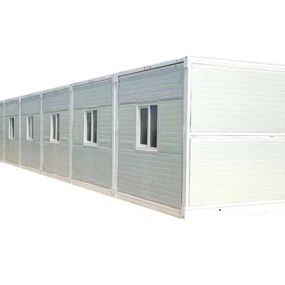 China 20ft 40ft Waterproof Sandwich Panel Prefab Modular Container Tiny House App Control Foldable Container House for sale