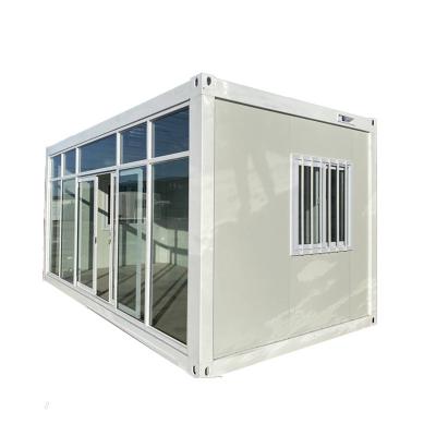 China 20' Ft Mobile Steel Frame Sandwich Panel Fast Assemble Modular Prefabricated House Foldable Expandable Prefab House for sale