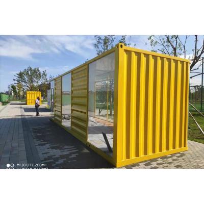 China China Flat Pack Homes Wholesale Prefabricated House Used Container 20/prefabricated Shops for sale