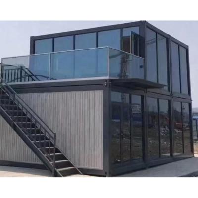 China Prefabricated Luxury Insulated 20feet 160square Prefab House K House 40ft Flat Pack Office Building Container Home for sale