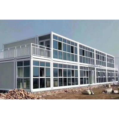 China Customized Steel Structure Frame Modern Container House Prefab Houses Container Office for sale