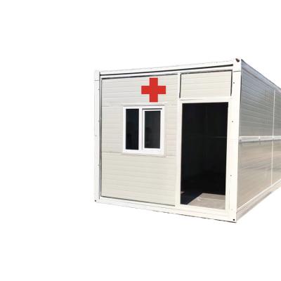 China Prefabricated Movable Isolation Health Care Container Clinic Design House for sale