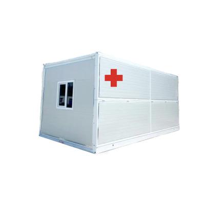 China Prefab Mobile House Resist Disease Clinic Center Container Isolation Hospital Mobile Emergency Room for sale