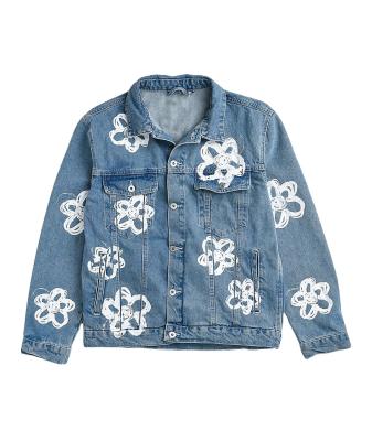 China Manufacturing 2021 Breathable Customize Design Women Denim Jacket With Copy Cropped Denim Jacket Feminine Women's Denim Jacket for sale